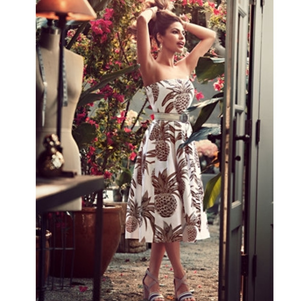 New York and Company Eva Mendez pineapple dress🍍
